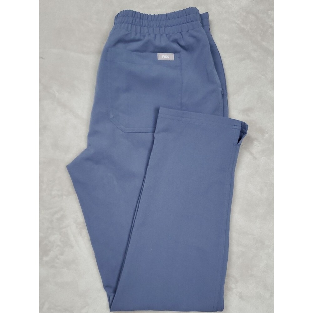 FIGS | Women's Small | Yola Skinny Scrub Pants | Dusty Blue Four-Way Stretch